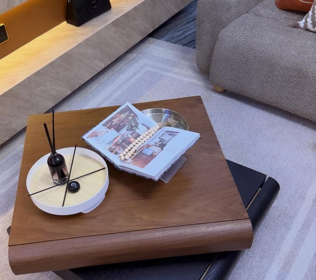 Modern Walnut Coffee Table