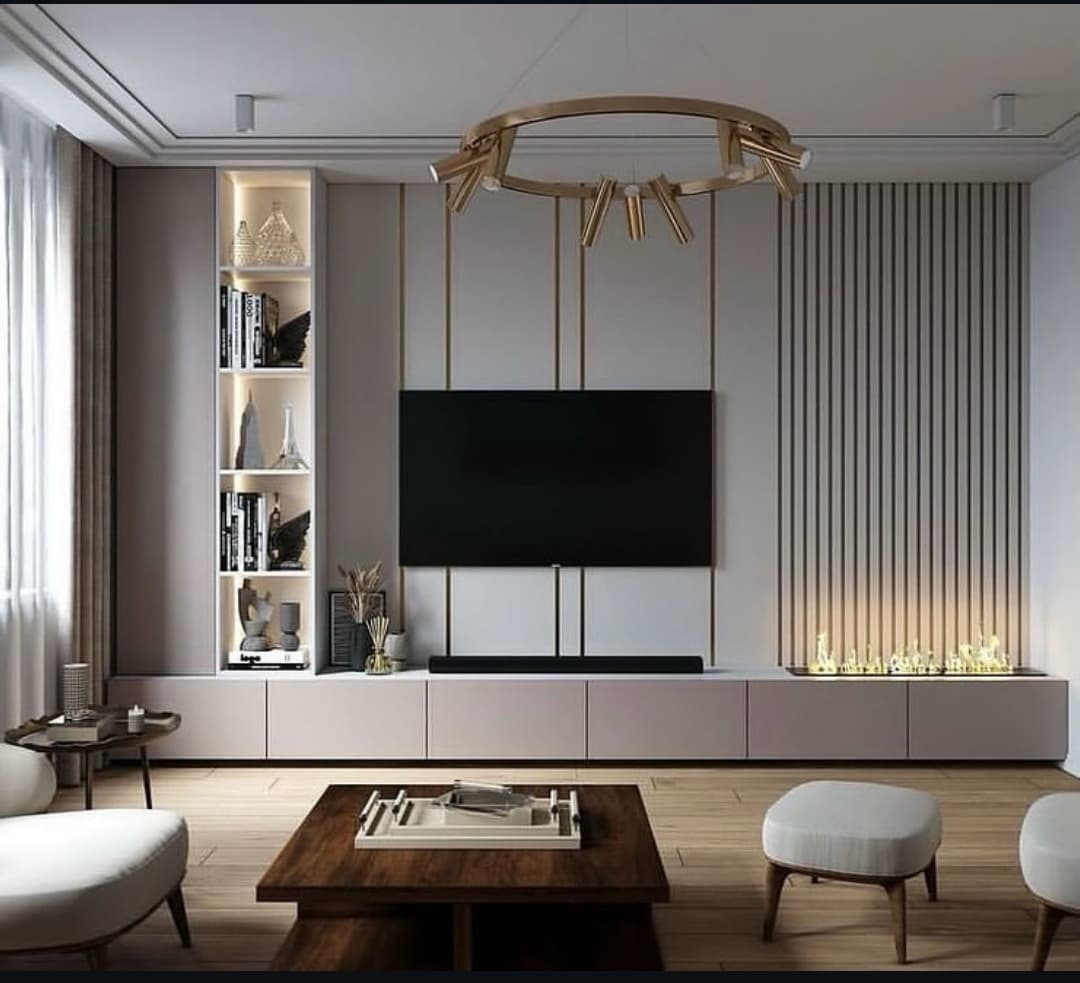 Modern Luxury TV Console & Display Unit
