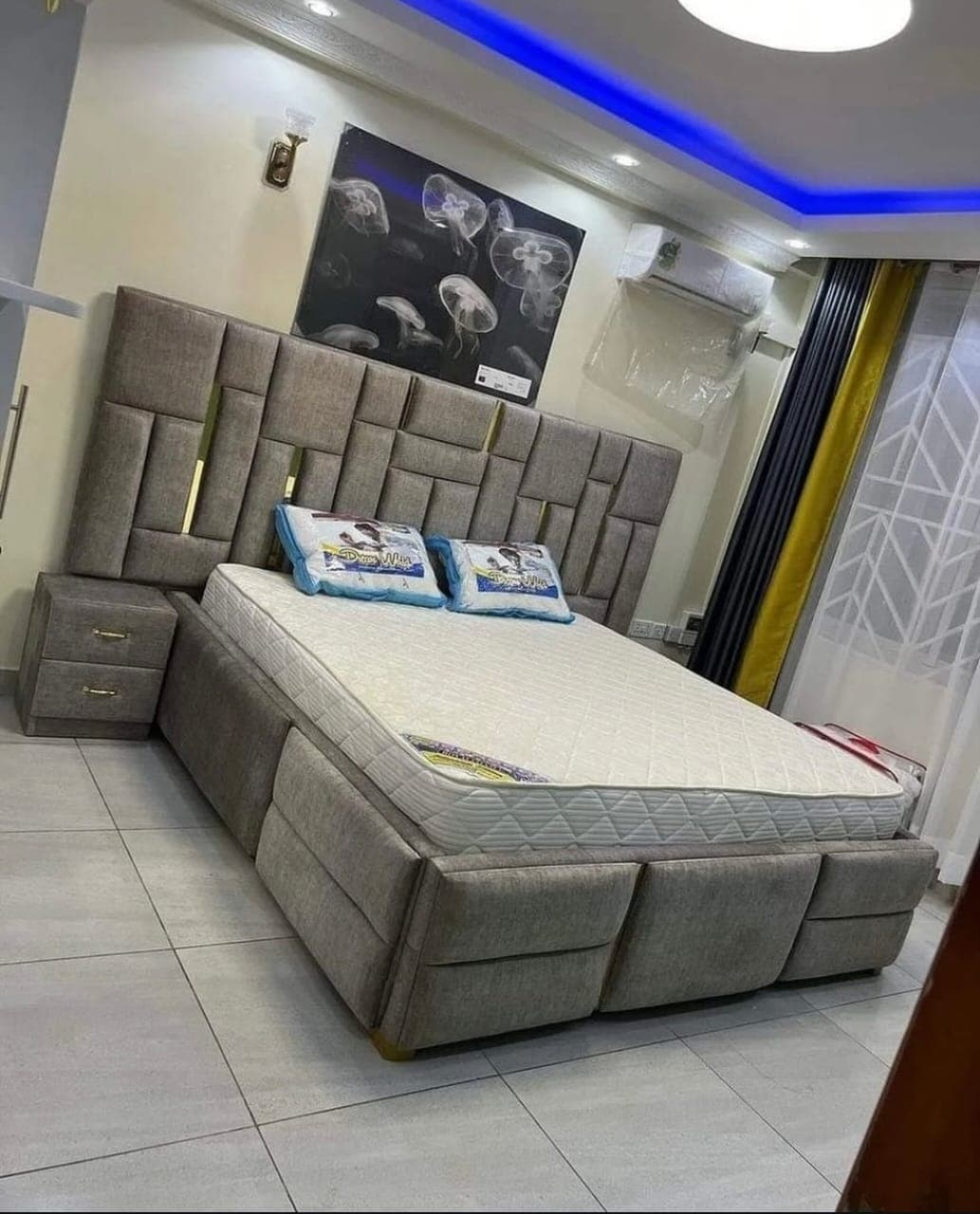 Modern Upholstered Storage Bed Frame