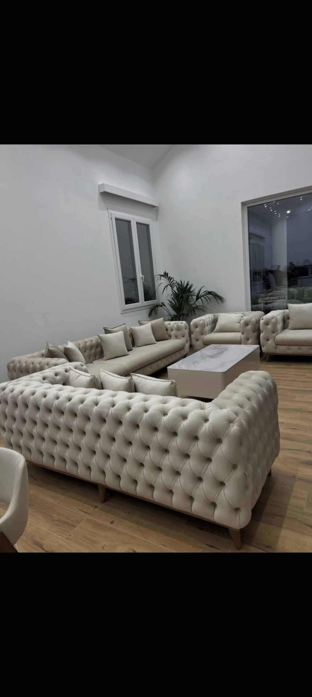 Luxury Chesterfield Tufted Sofa